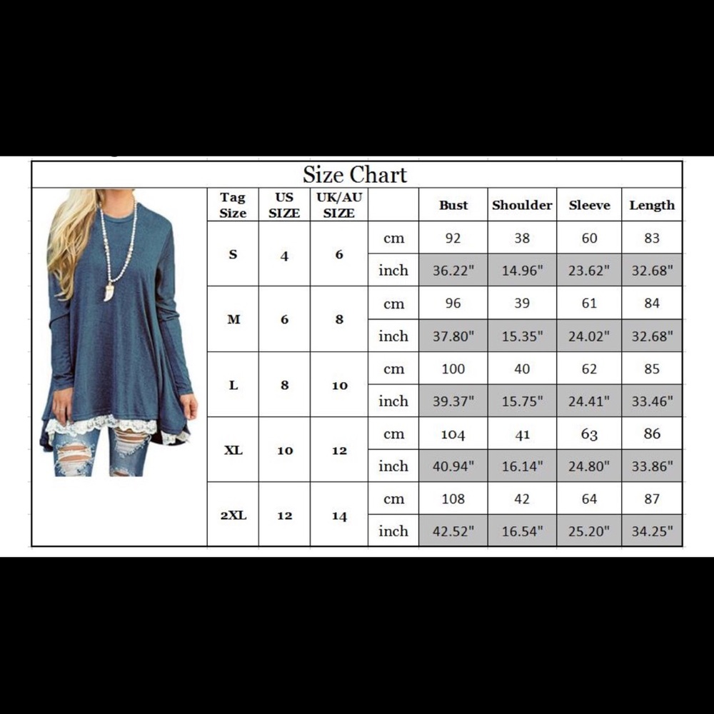 Green Long Sleeve Tunic - Picture 4 of 4